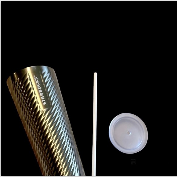 Starbucks Silver Swirl Cold Cup Stainless Steel Tumbler 24oz New Holiday 2022 - Picture 10 of 14